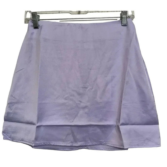 WeWoreWhat Revolve women’s NWT’s mini sateen slip skirt. Size small - Picture 1 of 8
